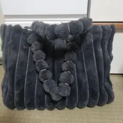 フリース トートバッグ ダークグレー
