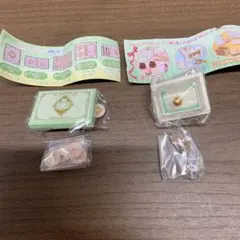 シルバニアファミリー ガチャうさぎのフィナンシェ　スモールプレートセット