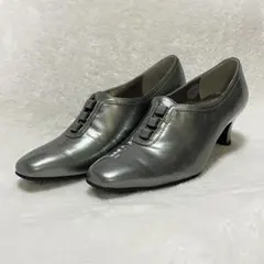 銀座ヨシノヤ Yoshinoya パンプス 23cm メタリック