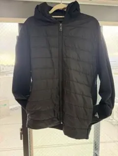 ユ*ゴ様 PRADA フーディー ジップアップ ジャケット 黒のサムネイル