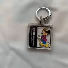 東京ディズニーランド ミッキーマウス アクリルキーホルダー　　レトロ