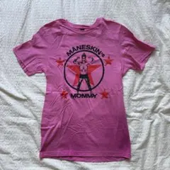 マネスキン ManeskinグラフィックTシャツ Sサイズ ピンクのサムネイル