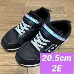 スーパースター　スニーカー　晴雨兼用 LV1158 ブラック 20.5 cm2E