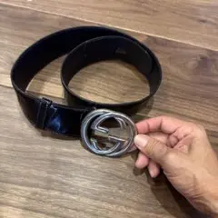 z*o様 【美品】GUCCI インターロッキング G ウェブ ベルト 80/32