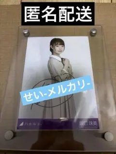 乃木坂46 阪口珠美 直筆サイン入りチケットホルダー 真夏の全国ツアー