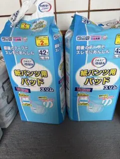 エルモアいちばん 紙パンツ用パッド スリム 42枚入 2個セットのサムネイル