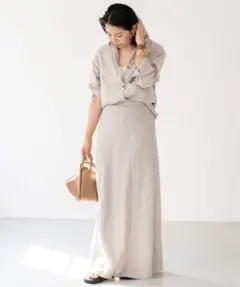 ドゥーズィエムクラス LINEN CINO リネンワイドパンツ 36 - メルカリ