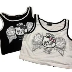 SPINNS Hello Kitty タンクトップ ウィングデザイン　天使キティ