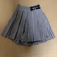 LOVE RABBY　チェック柄　キュロットスカート　150　美品