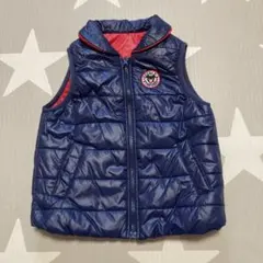 DOUBLE.B ネイビー ベスト☆110