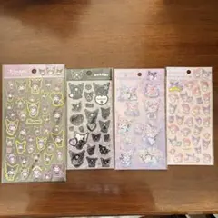 산리오 쿠로미 シール4セット