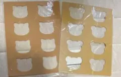 【2種2枚】 cotta ラングドシャプレート くま ねこ お菓子型 焼型のサムネイル