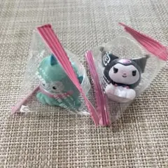 【新品】サンリオキャラクターズ おすわりインテリアミニフィギュア 2点セット