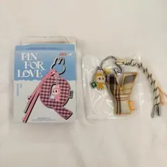 m*読様 ラブブ イニシャル キーリング『Y』