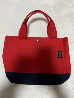 TULLY'S COFFEE赤と紺のトートバッグ