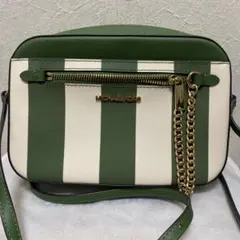 MICHAEL KORS ストライプショルダーバッグ