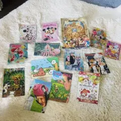 子供用パズル　14点まとめ売り　ディズニー　サンリオ　欠けてる部分あり　完成品
