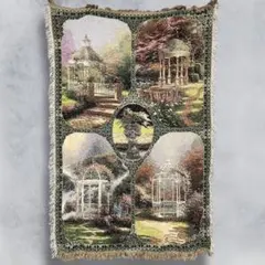 BOZA アート ラグ 古着 庭 風景 ガーデン クラシック タペストリー