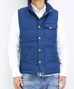 ネイビー ダウンベスト