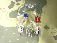 HG ONEPIECE ワンピース ガチャ ルフィ ニカ 2体カプセル