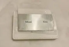 マーティンキム カード入れ 名刺入れ ホワイト