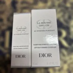 DIOR ラ ムースビュリフィアンオフ オン洗顔料 5ml 2本セットのサムネイル
