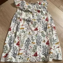 花柄ノースリーブワンピース 130サイズ
