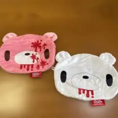 いたずらぐまのグルーミーバラエティーコレクション2ふわふわフェイスポーチ2点