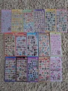 ボンボンドロップシール　16枚セット　和柄　正規品