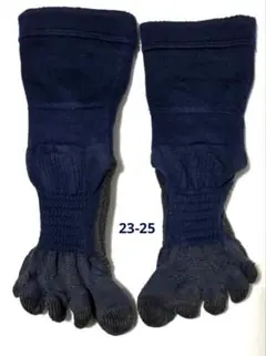 TABIO 5本指ソックス 23-25 ネイビー