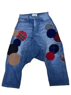 ジュンヤワタナベ デニム　サルエル　パッチワーク　レア　デニムパンツ