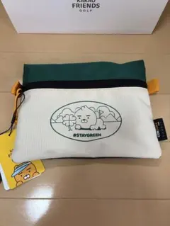 カカオフレンズ ゴルフ ポーチ ライアン