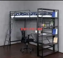 ニトリ　アルルN ロフトベッド ブラック デスク付き(直接引き取り) 2025年最新】ロフトベッド アルルn bkの人気アイテム - メルカリ