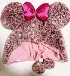 ミニーマウス ファンキャップ ヒョウ柄