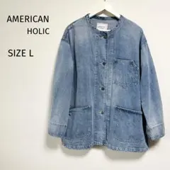 AMERICAN HOLIC アメリカンホリック デニムカバーオールジャケット