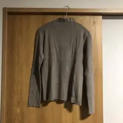 リブニット セーター レディース 秋冬トップス 濃いコーヒー