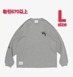WTAPS 40PCT UPARMORED LS TEE ASH GRAY XL - メルカリ