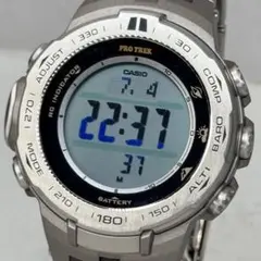極美品 PROTREK PRW-3100T 電波ソーラー メタルバンド シルバーのサムネイル