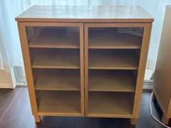 【sakurako✳︎】無印良品　ナチュラルオーク 食器棚 ガラス扉 3段 収納家具 通販 | 無印良品