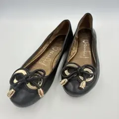 IBIZA Last JEFFREY CAMPBELL 黒フラットシューズ 36