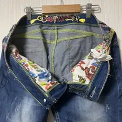 【美品】Desigual デシグアル 刺繍 デニム パンツ Y2K サイズ34のサムネイル