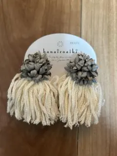 hanairoaiki ぐるぐるりぼん ピアス hanairoaiki ぐるぐるりぼん ピアス