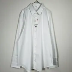 【新品】UNIQLO ユニクロ スーピマコットン ストレッチ 長袖シャツ XL