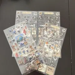 ディズニー Disney ミッキー ミニー キャラクターシールセット 4枚