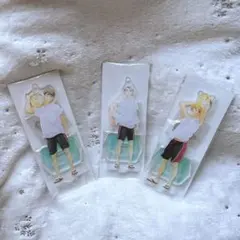 ハイキュー　稲荷崎　宮侑　宮治　北信介　 文房具カフェ　アクリルスタンドセット