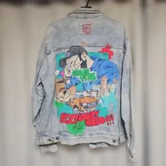 ZARA デニムジャケット バックプリント