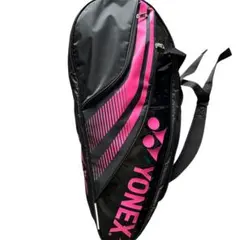 【美品】YONEX ラケットバッグ　3way テニス バドミントン 黒×ピンク