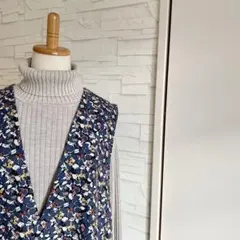 SALE リバティ　エアリーコット　ジャンパースカート ワンピース　レイラ