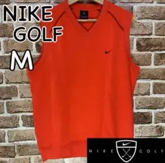 NIKE GOLF オレンジ ベスト M