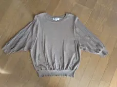 MICHEL KLEIN ベージュ ニット 38